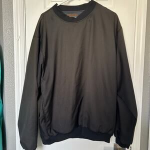 Forrester’s Rainshedder Pullover Jacket Men’s Large Black Lightweight Lined